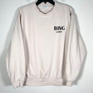 Anine Bing Women’s Size Large Ramona Pullover Sweatshirt